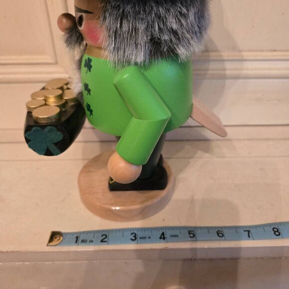 Steinbach Leprechaun Nutcracker Troll Gnome Irish German Handmade Signed - Picture 9 of 9